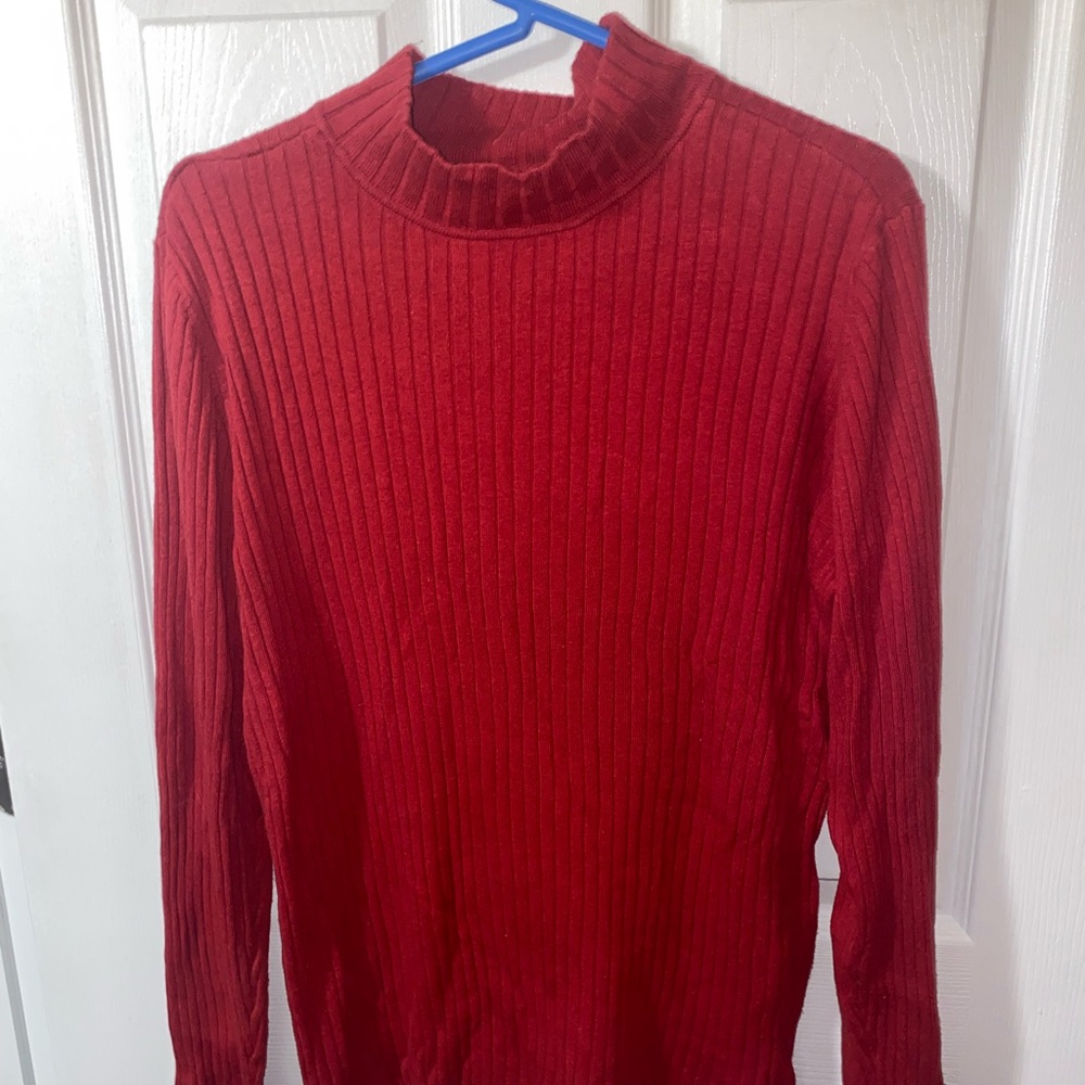 Red Turtleneck